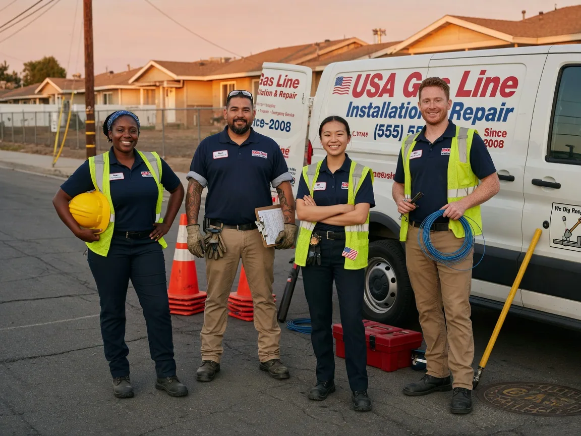 Gas Line Installation company in New Germantown, PA